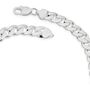 Sterling Silver Curb Chain 9mm Necklace 22 Inch, thumbnail 3 of 4