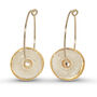 Crystal Pool Gold Fill Large Hoops, thumbnail 1 of 5