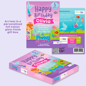 Mermaids Small Birthday Gift Box, 5 of 5