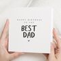 Personalised Best Dad Birthday Card, thumbnail 1 of 7