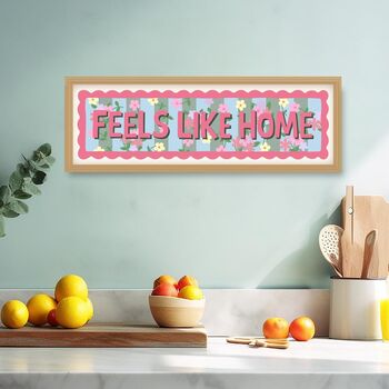Framed Feels Like Home Print, 4 of 9