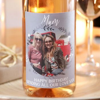 Personalised Mum 'Your Photo' Bottle Of Wine, 2 of 2