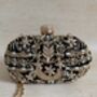 Black Handcrafted Pearl Clutch Bag, thumbnail 5 of 12
