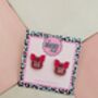 Pig Studs / Farm Animal Jewellery / Cute Resin Animal Studs, thumbnail 3 of 5