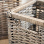 Set Of Two Square Wicker Storage Baskets, thumbnail 5 of 7