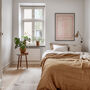 Less Drama More Pyjama Wall Print | Blush Pink And Cream, thumbnail 2 of 3