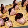 Chocolate Love Heart Macarons Box Of Twelve, thumbnail 1 of 4