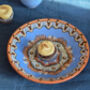 Troyan Ceramic Side Plate In Sky Blue, thumbnail 1 of 4