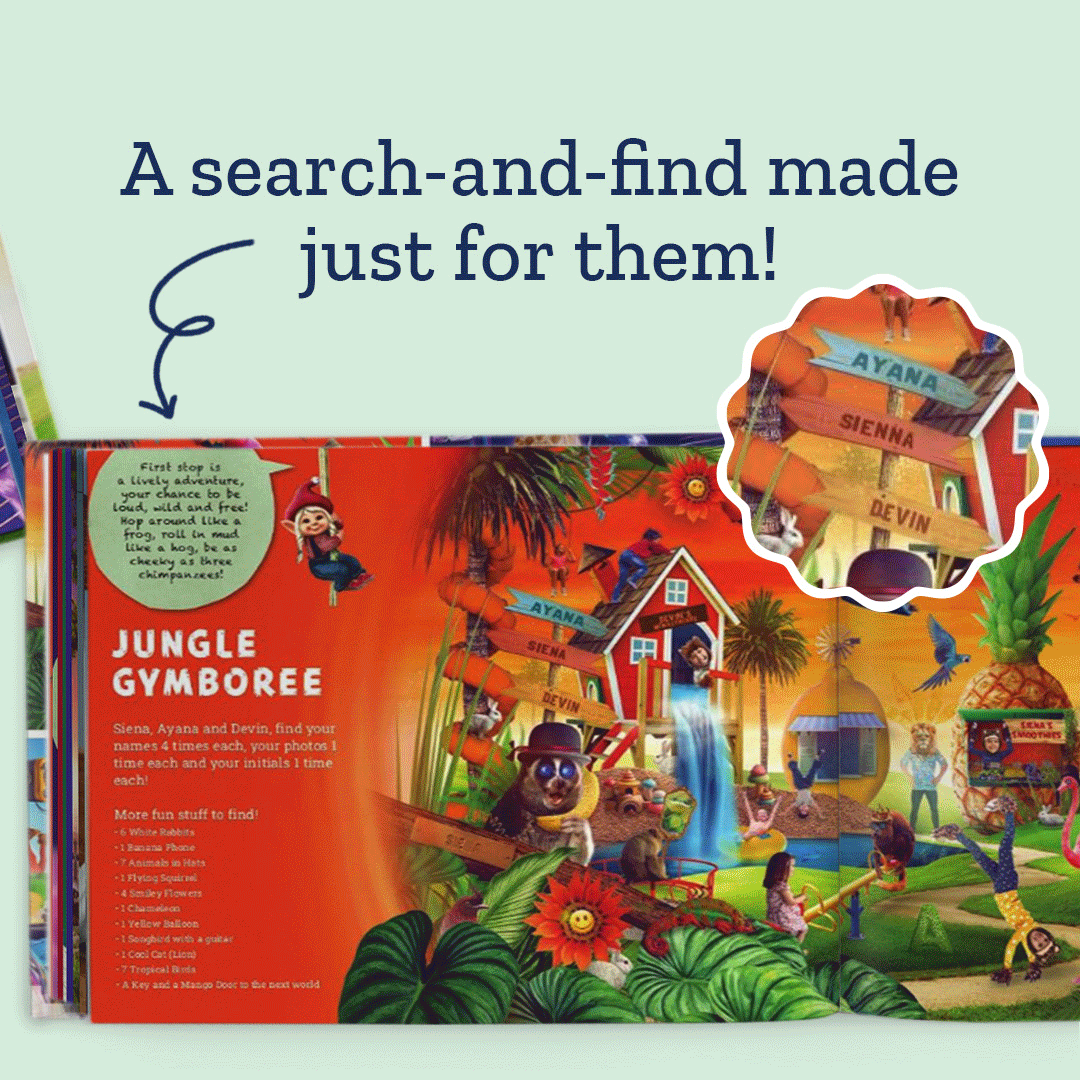 Where’s Name? Personalised Search And Find Book, thumbnail 4 of 6