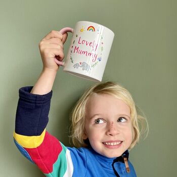 'Lovely Mummy' Verse Mug Mothers Day Gift, 7 of 8