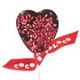 Dark Chocolate And Raspberry Heart Lolly, thumbnail 3 of 4