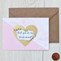 Marble 'Will You Be My Bridesmaid' Scratch Card, thumbnail 2 of 2