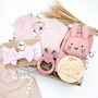 Baby Girl's Pink Gift Set Baby Shower Gift, thumbnail 1 of 3