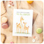 Cute Giraffes Funny Happy Birthday Mum Card, thumbnail 2 of 6