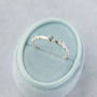 Oak Twig Silver Aquamarine Ring, thumbnail 5 of 8