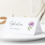 Flower Themed Wedding Place Cards, thumbnail 1 of 8