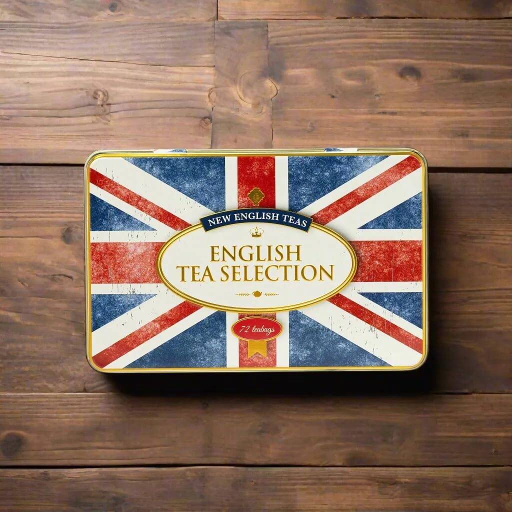 Union Jack Flag Tin 72 Teabag Selection, 1 of 3