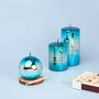 Sea Blue Candles By G Decor, thumbnail 1 of 6