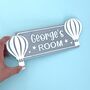 Hot Air Balloon Personalised Door Sign, thumbnail 2 of 6