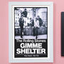 Limited Edition: The Rolling Stones Gimme Shelter Print, thumbnail 1 of 8