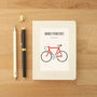 Personalised Bike Notebook, thumbnail 1 of 7
