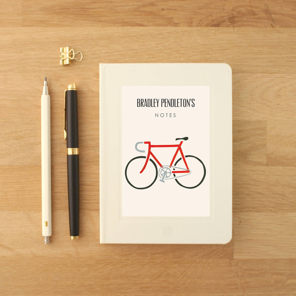 Personalised Bike Notebook, 1 of 7