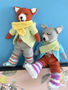 Fox In Socks And Little Wolf Knitting Pattern, thumbnail 3 of 5