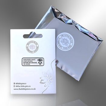 Employees Must Stop Crying Enamel Pin Badge, Leaving Gift For Work Colleague, Office Gifts, Secret Santa, 5 of 8