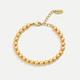 Women's Ball Chain Bracelet In 18k Gold, thumbnail 4 of 7