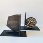 Elegant Personalised Bookends With Flower Design, thumbnail 4 of 4