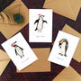 Emperor Penguin Christmas Card, thumbnail 7 of 8