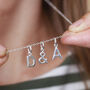 Personalised Couples Initial Necklace, thumbnail 1 of 7