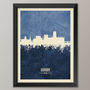 Durham Skyline Print And Box Canvas, thumbnail 1 of 6