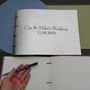 Personalised Leather Wedding Guest Book, thumbnail 9 of 12