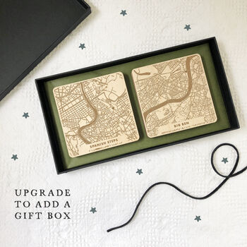 Personalised Street Map Coaster Any Location, 2 of 2