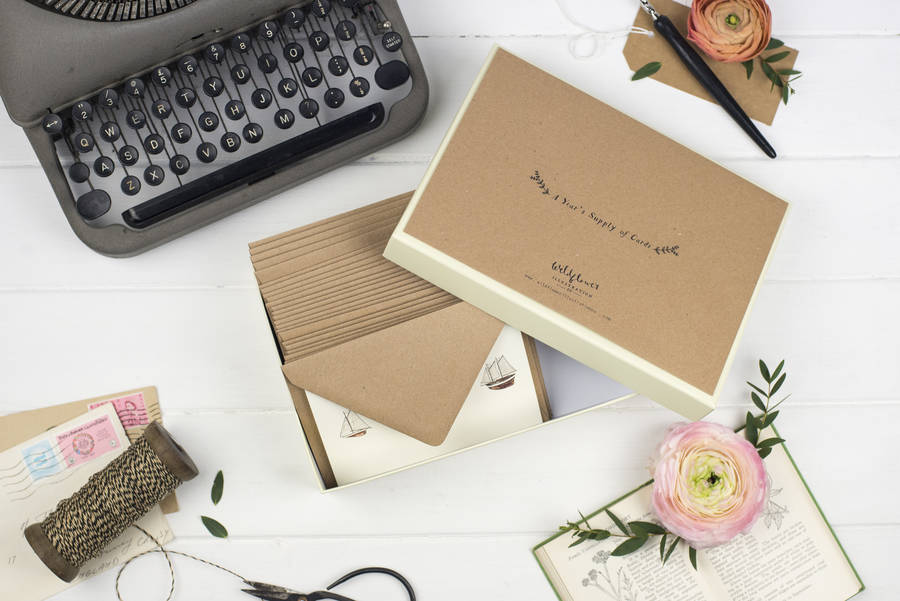 A Year's Supply Of Cards By Wildflower Illustration Co