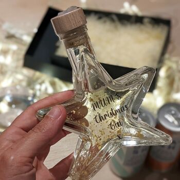 Personalised Christmas Gin Star, 2 of 10