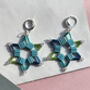 Handmade Shimmering Star Earrings, thumbnail 10 of 10