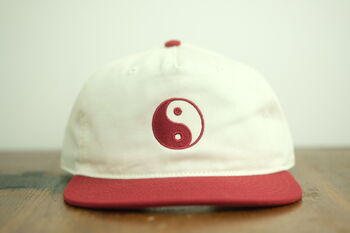 Hoy Yin Yang Five Panel Cap Crimson, 5 of 5