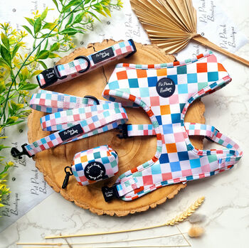 Chunky Check Dog Harness, 12 of 12