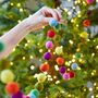 Handmade Multicoloured Felt Ball Garland, thumbnail 4 of 12