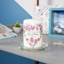 Floral Heart Happy Engagement Candle, thumbnail 11 of 12