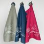 Winter Fox Linen Tea Towel, thumbnail 1 of 7