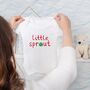 'Little Sprout' Christmas Baby Grow, thumbnail 2 of 6