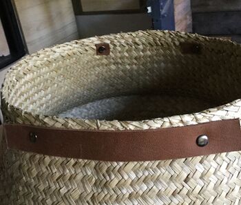 Deep Seagrass Basket | Storage Basket | Planter, 4 of 11
