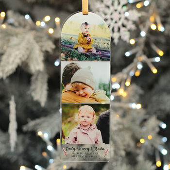 Family Photo Strip Christmas Tree Decoration, 4 of 7