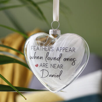 Feathers Appear When Loved Ones Are Near Bauble, 4 of 12