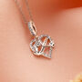 Dog And Cat Memorial Necklace Silver Pet Loss Pendant, thumbnail 1 of 5