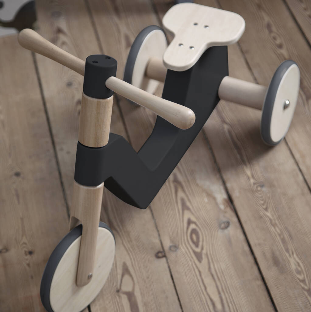 Beechwood Scooter In Black And Neutral, 1 of 2