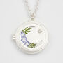 Silver Nightshade Moon Locket Necklace, thumbnail 1 of 8